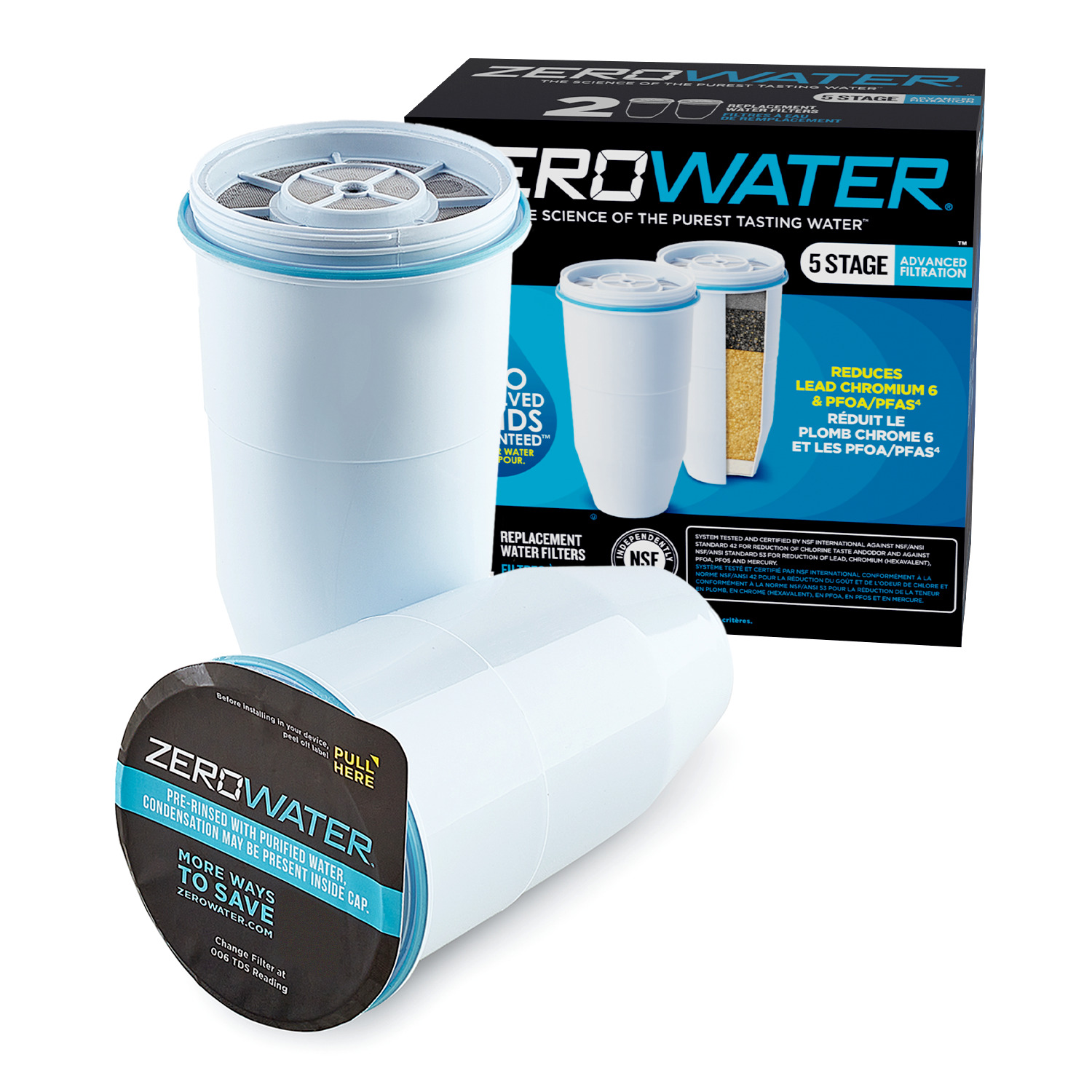 ZEROWATER® filter - 2ks