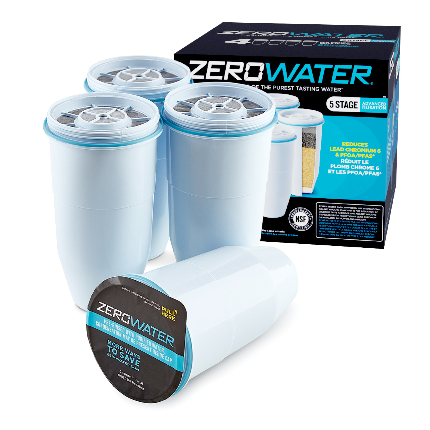 ZEROWATER® filter - 4ks