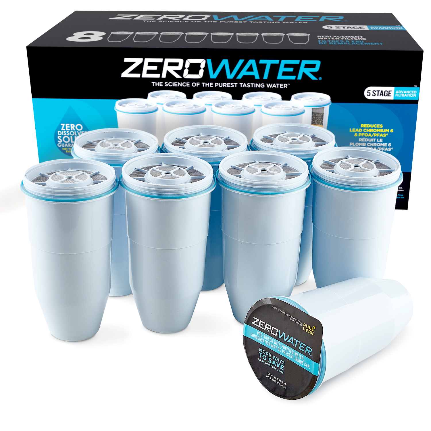 ZEROWATER® filter - 8ks